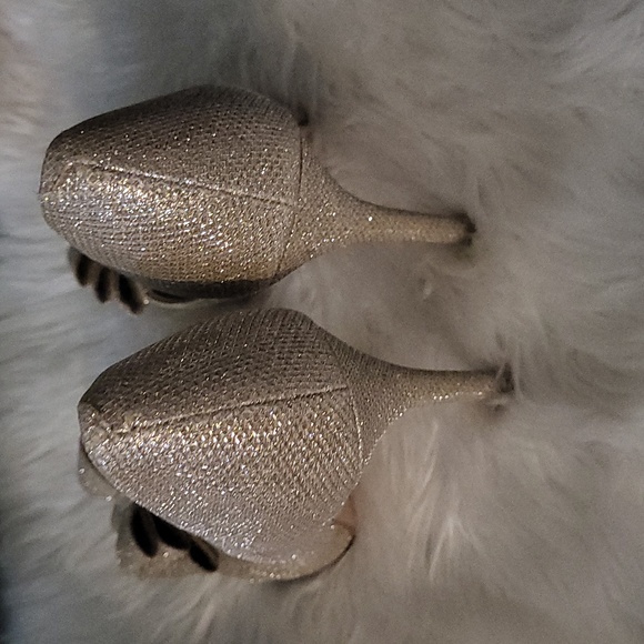 Betsey Johnson bling bling shiny PRINCE d'Orsay Pump - Picture 7 of 14